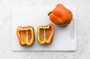 Preparazione Peperoni ripieni di tonno - Fase 1