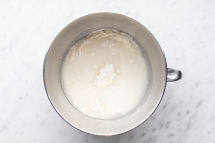 Preparazione Pinsa - Fase 1 Preparazione Pinsa - Fase 1