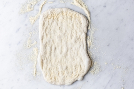 Preparazione Pinsa - Fase 5 Preparazione Pinsa - Fase 5