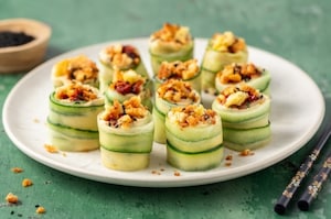 Preparazione Rolls di cetriolo - Fase 5