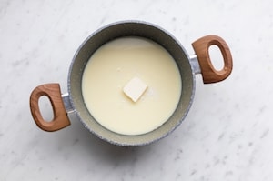 Preparazione Brigadeiro al pistacchio - Fase 1