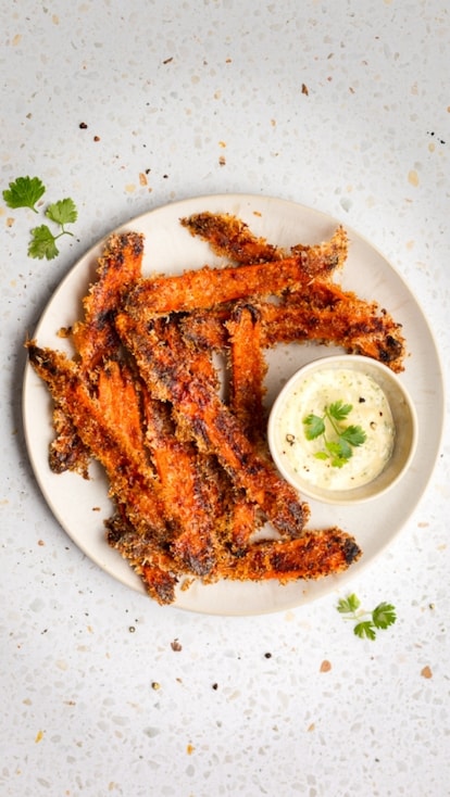 Carote croccanti al parmigiano