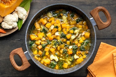Minestrone con zucca