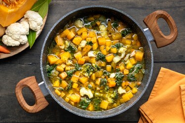 Minestrone con zucca