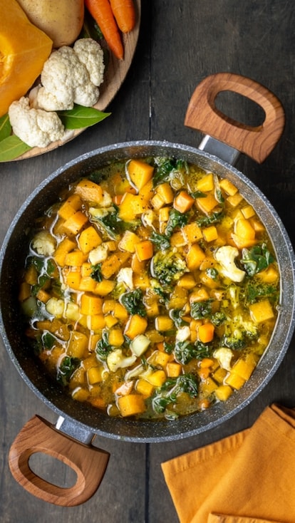 Minestrone con zucca