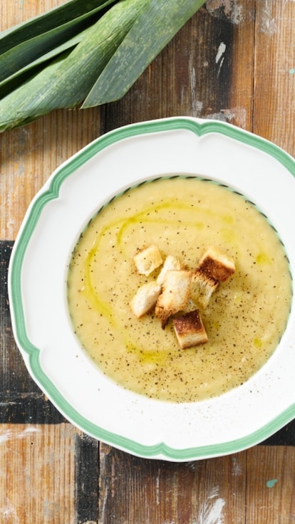 Vellutata di porri e patate