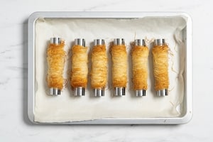 Preparazione Cannoli kataifi ripieni di gorgonzola - Fase 2