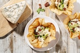 Cestini di tortillas con gorgonzola