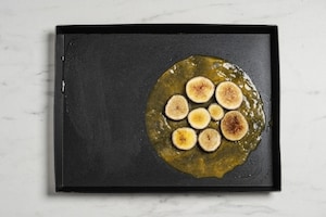 Preparazione Galette di carta di riso con fichi e gorgonzola - Fase 2