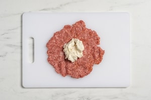 Preparazione Hamburger con gorgonzola - Fase 1
