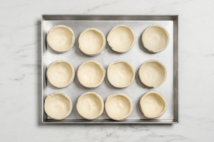 Preparazione Pastel de nata - Fase 4 Preparazione Pastel de nata - Fase 4