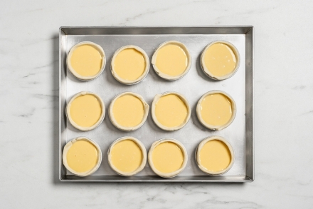 Preparazione Pastel de nata - Fase 4 Preparazione Pastel de nata - Fase 4