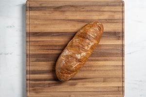 Preparazione Roasted garlic bread con gorgonzola - Fase 2