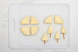 Preparazione Alberelli di camembert - Fase 1