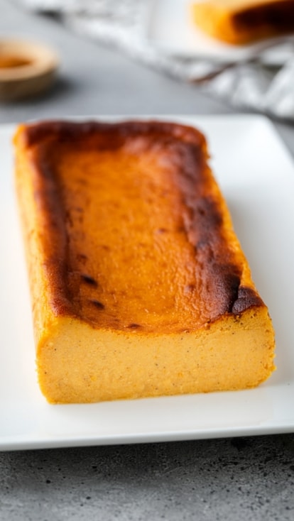 Cheesecake basca alla zucca