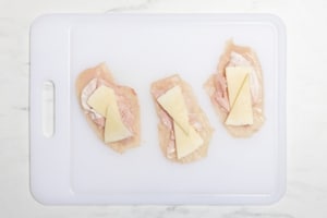 Preparazione Cordon bleu in friggitrice ad aria  - Fase 1