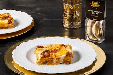 Lasagne zucca e funghi