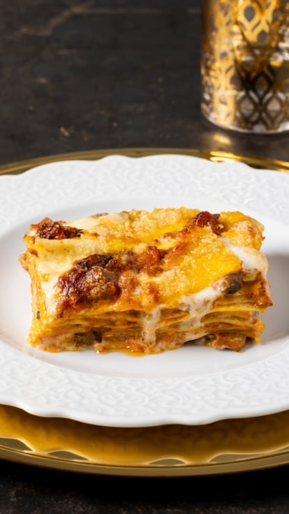 Lasagne zucca e funghi