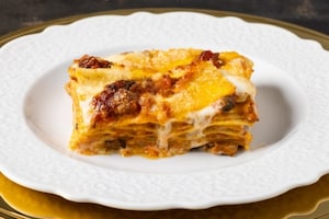 Preparazione Lasagne zucca e funghi - Fase 6