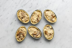 Preparazione Pasticciotto carne e funghi - Fase 6