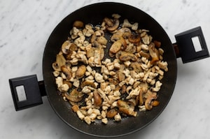 Preparazione Pasticciotto carne e funghi - Fase 3