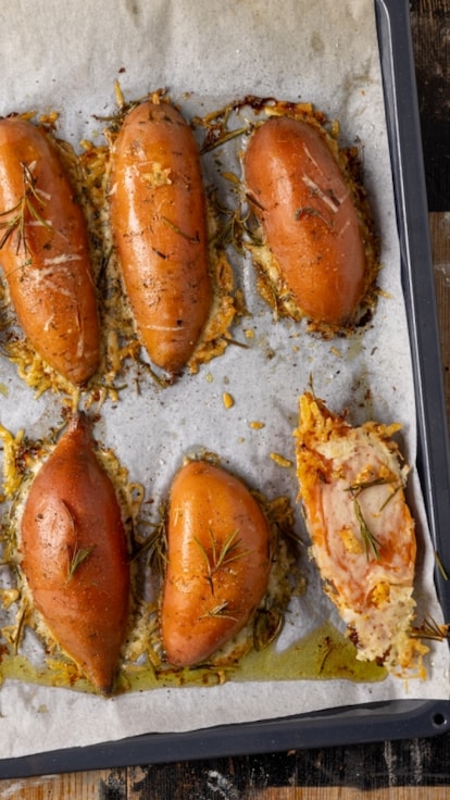 Patate dolci arrosto con pecorino