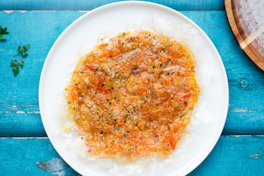 Sfoglia croccante di mazzancolle