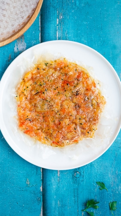 Sfoglia croccante di mazzancolle