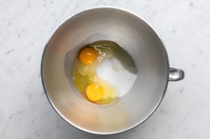 Preparazione Torta al cioccolato soffice - Fase 1