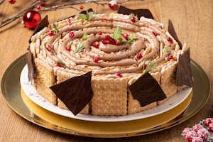 Preparazione Tronco di Natale con Oro Saiwa - Fase 7