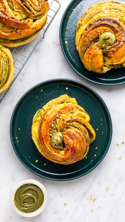 Buns al pistacchio