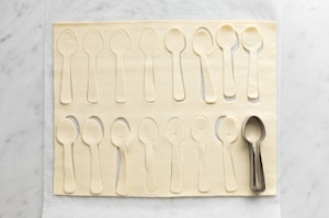 Preparazione Cucchiai di sfoglia - Fase 1