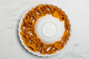 Preparazione Torta salata di petali di zucca - Fase 1