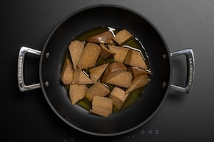 Preparazione Boeuf bourguignon vegano - Fase 1