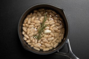 Preparazione Paccheri con crema di zafferano e gamberi - Fase 1