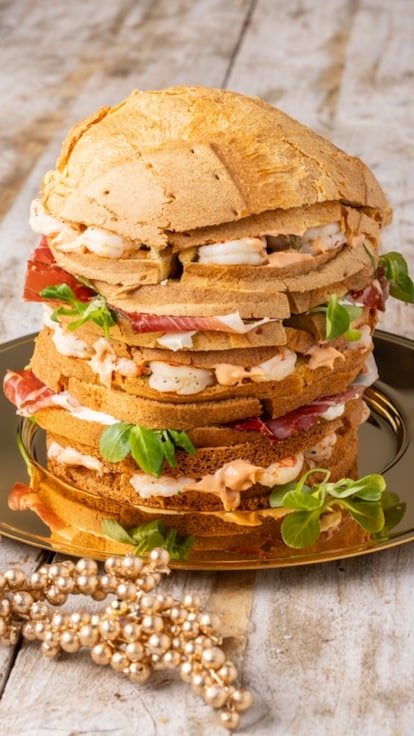 Panettone gastronomico farcito