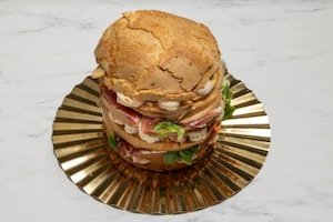 Preparazione Panettone gastronomico farcito - Fase 5