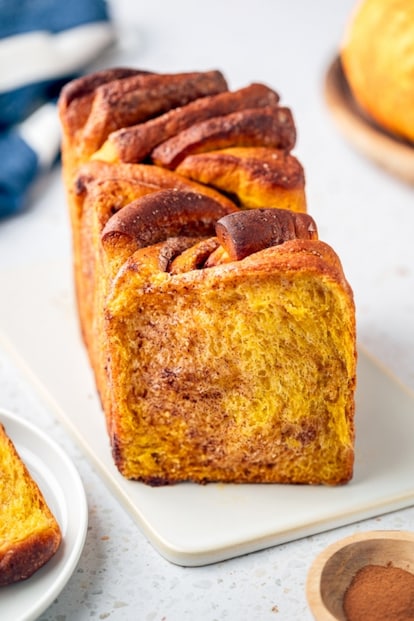 Pull-apart bread alla zucca