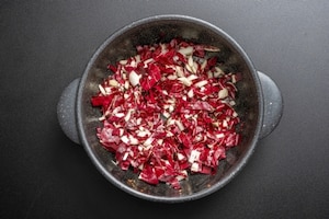Preparazione Risotto radicchio e salsiccia - Fase 2