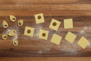 Preparazione Tortellini vegani - Fase 3
