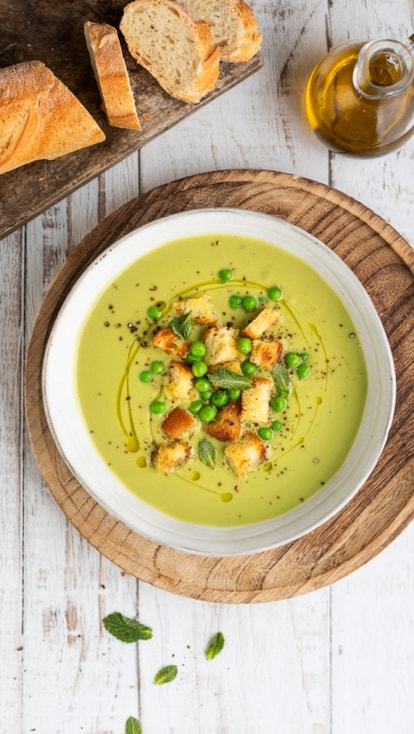 Vellutata di piselli con il Bimby