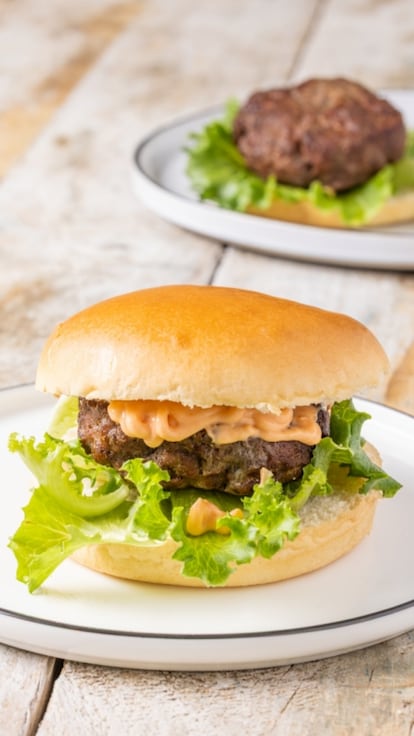 Hamburger in friggitrice ad aria