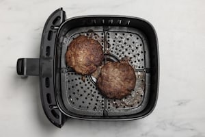 Preparazione Hamburger in friggitrice ad aria - Fase 3