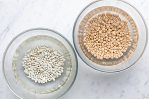 Preparazione Zuppa di legumi e cereali - Fase 1