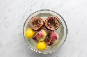 Preparazione Carciofi ripieni alla siciliana - Fase 1