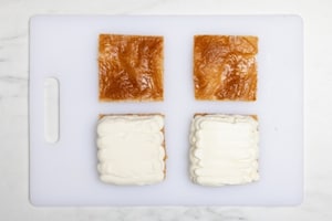 Preparazione Quadrotto di pasta fillo e Philadelphia - Fase 4