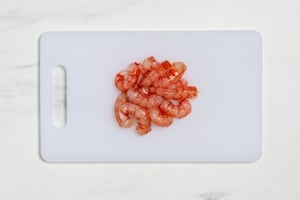 Preparazione Spaghetti con gamberi e pistacchi - Fase 1