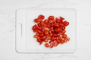 Preparazione Spaghetti con gamberi e pistacchi - Fase 1