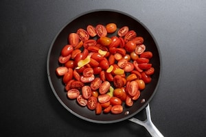 Preparazione Spaghetti con gamberi e pistacchi - Fase 2