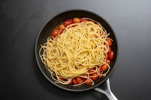 Preparazione Spaghetti con gamberi e pistacchi - Fase 3